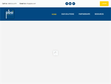Tablet Screenshot of pbsi.com
